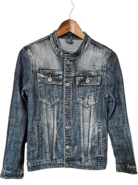 T_zhu1981 Fashion Vintage Y2K Jean Jacket